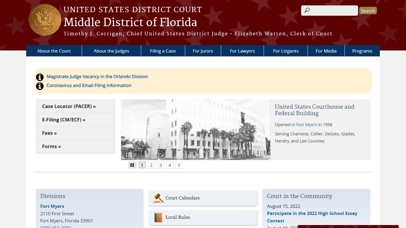 Middle District of Florida | United States District Court